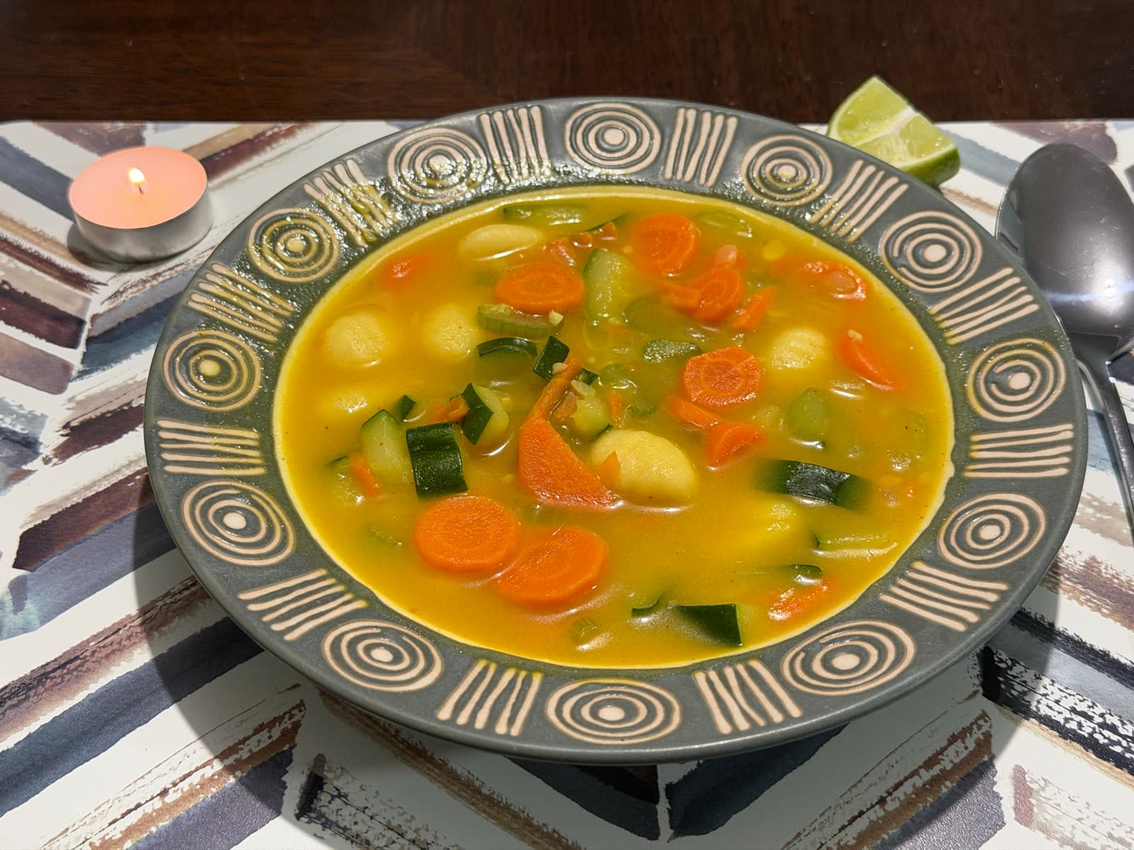 Vegetable and Gnocchi Soup